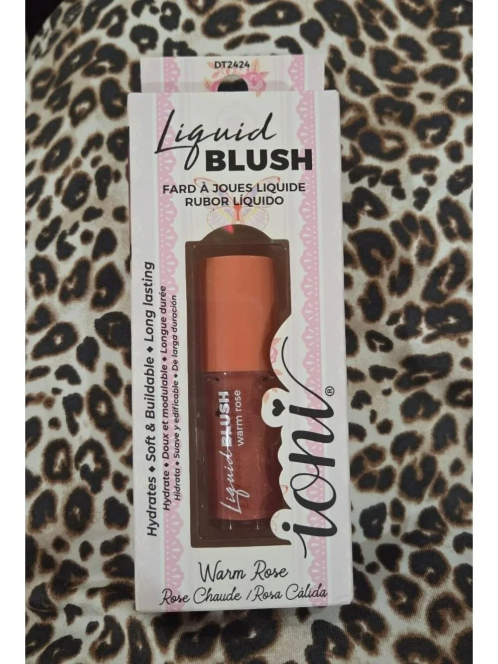 Ioni Liquid Blush Warm Rose Hydrating Long-Lasting Buildable Makeup
